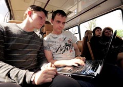 Троллейбус с бесплатным Wi-Fi. Иваново, 27 мая 2011 года