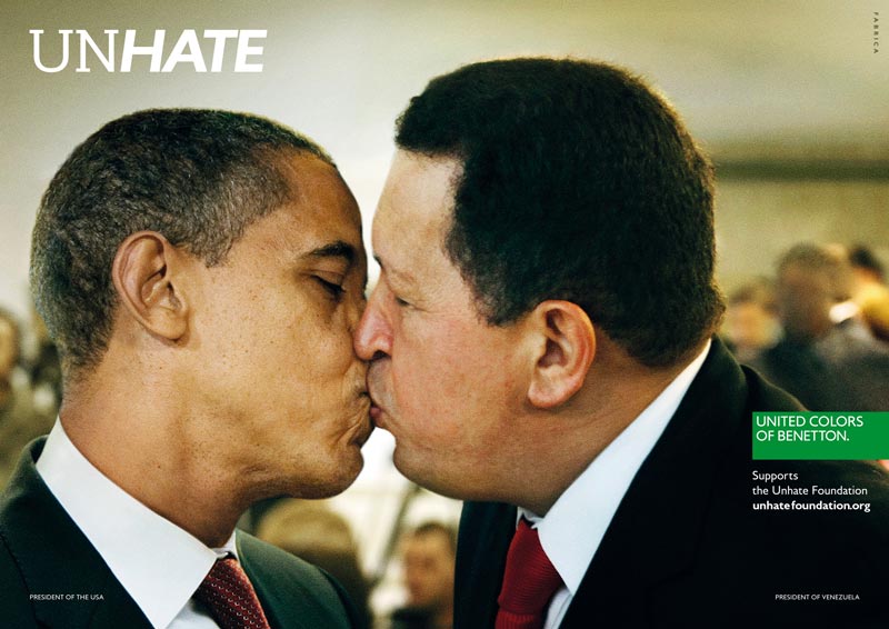  «Unhate»:  Барак Обама и Уго Чавес