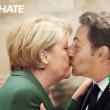  «Unhate»:  Ангела Меркель и Николя Саркози