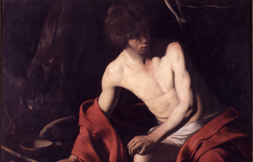 М. Караваджо. Иоанн Креститель в пустыне. 1603–1604 
