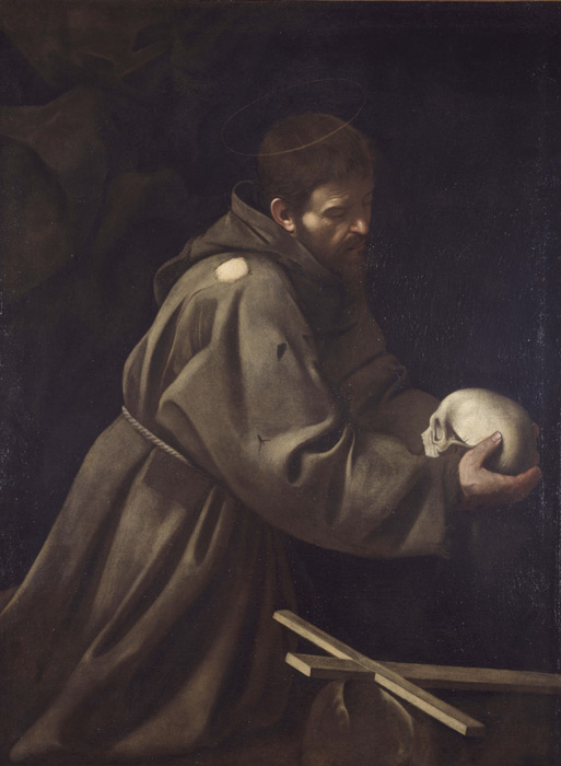 М. Караваджо. Молитва Св. Франциска. 1606 