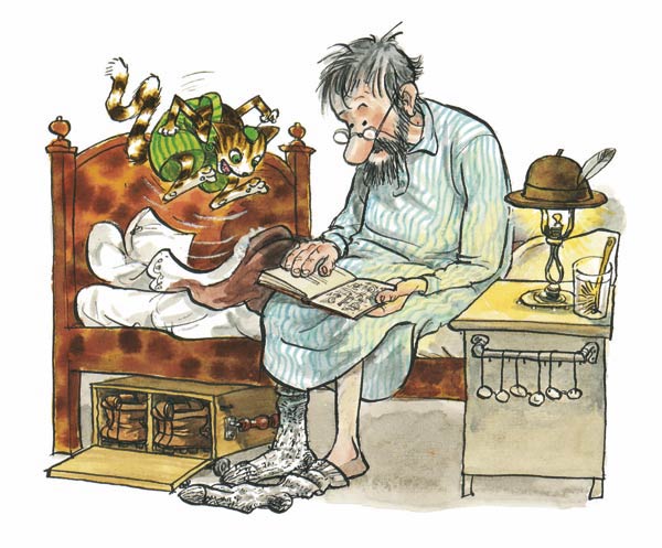 Иллюстрация к книге «Механический Дед Мороз»  - Свен Нурдквист