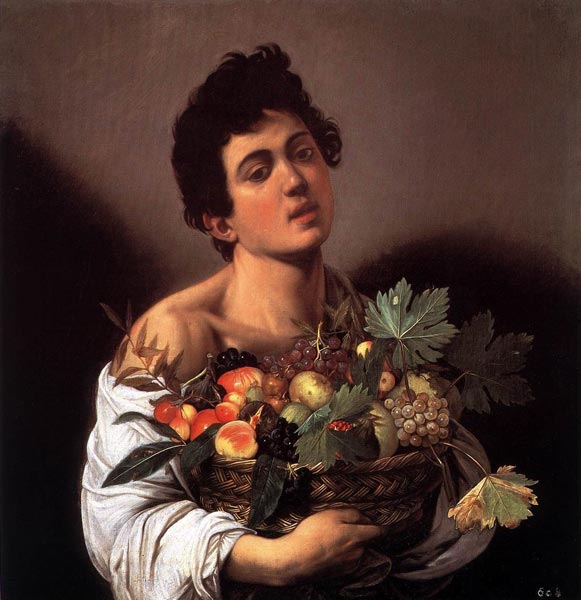 Микеланджело да Караваджо. Юноша с корзиной фруктов. 1593