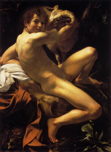 Микеланджело да Караваджо. Иоанн Креститель. 1602