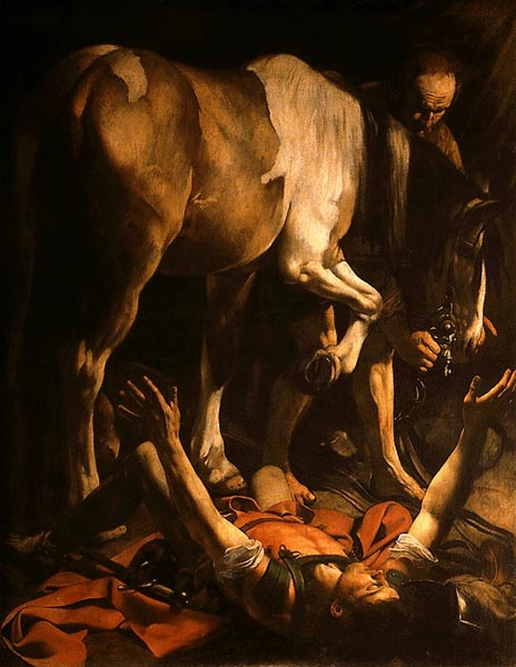 Микеланджело да Караваджо. Обращение Савла. 1600