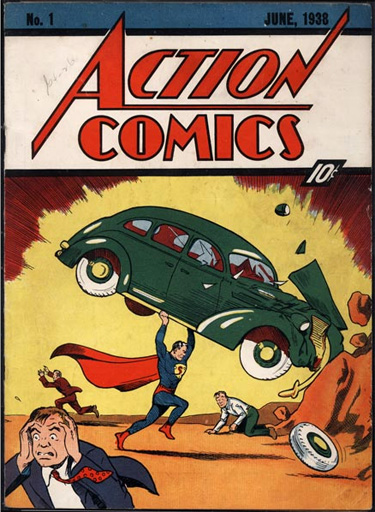 Анонимный покупатель заплатил более $2 млн за хорошо сохранившийся первый выпуск журнала Action Comics, в котором впервые появился Супермен.