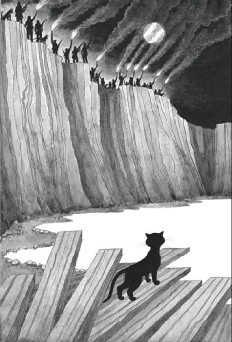 Иллюстрация к книге «Последний черный кот» 