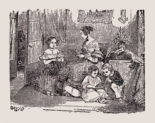 Рисунок из книги С.Б. «Елка и Новый год. Подарок детям» (СПб., 1863)