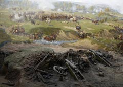 Франц Рубо. Бородинская битва. 1912 (фрагмент)