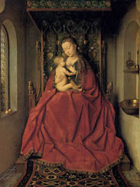 Jan van Eyck. Lucca Madonna. 1432-1441 