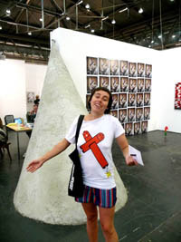 Жанна Кадырова в рамках некоммерерческого проекта Galerie Knoll в рамках Viennafair