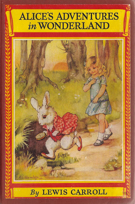 Обложка книги «Алиса в Стране чудес». Ада Боули, 1921 