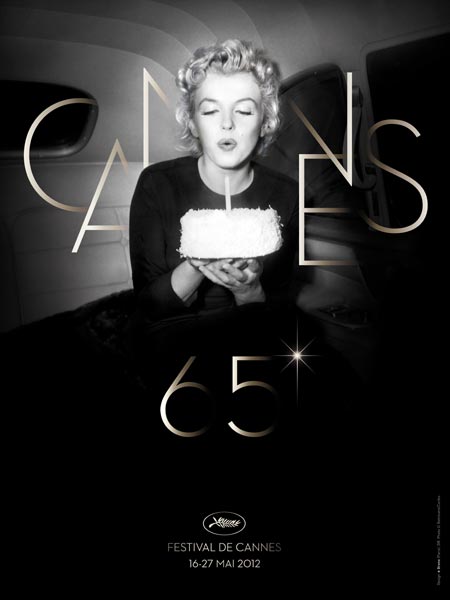 Международный Каннский кинофестиваль 2012 года по случаю своего юбилея — нынешний фестиваль станет 65-м — поместил на свою афишу изображение знаменитой американской актрисы Мэрилин Монро (1926–1962).