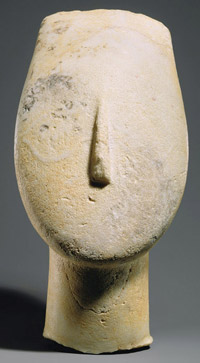 Женская голова. Кикладские острова. 2700–2500 гг. до н.э.