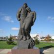Ф. М. Согоян. Памятник танкисту и пехотинцу в Прохоровке. 2000
