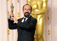 Асгар Фархади на церемонии вручения премии «Оскар». Голливуд, 26 февраля 2012 года