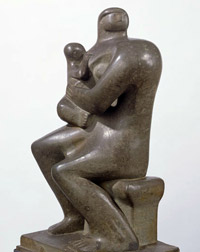 Генри Мур. Мать и дитя. 1932