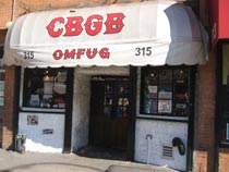 Вход в клуб  CBGB , 2005 год