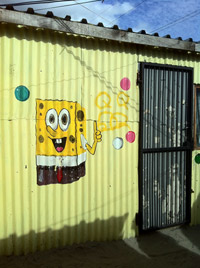 Элемент оформления коммунальных яслей в неформальном поселении QQ, Кейптаун  - Владислав Кручинский