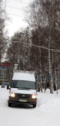 Шпионское авто московских полицейских в Нижнем Новгороде 