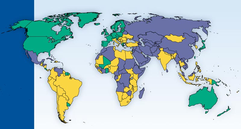 В 2012 году Россия по-прежнему остается среди «несвободных» стран в международном рейтинге свободы прессы, хотя она поднялась на одну строчку, разделив 172-е место с Азербайджаном и Зимбабве.