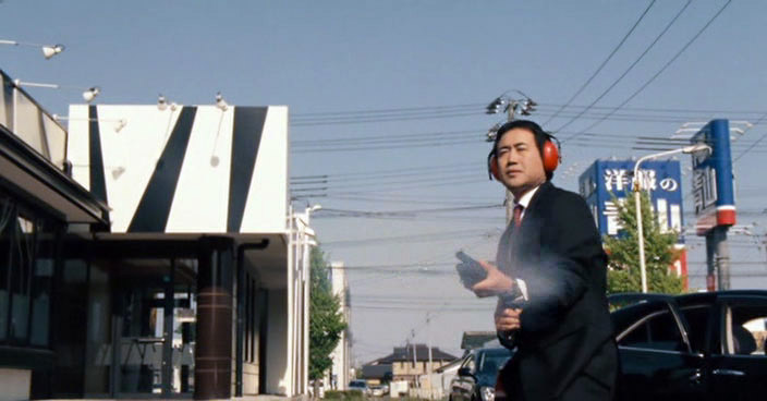 Кадр из фильма Йосихиро Накамуры «Золотой сон» (Golden Slumber)