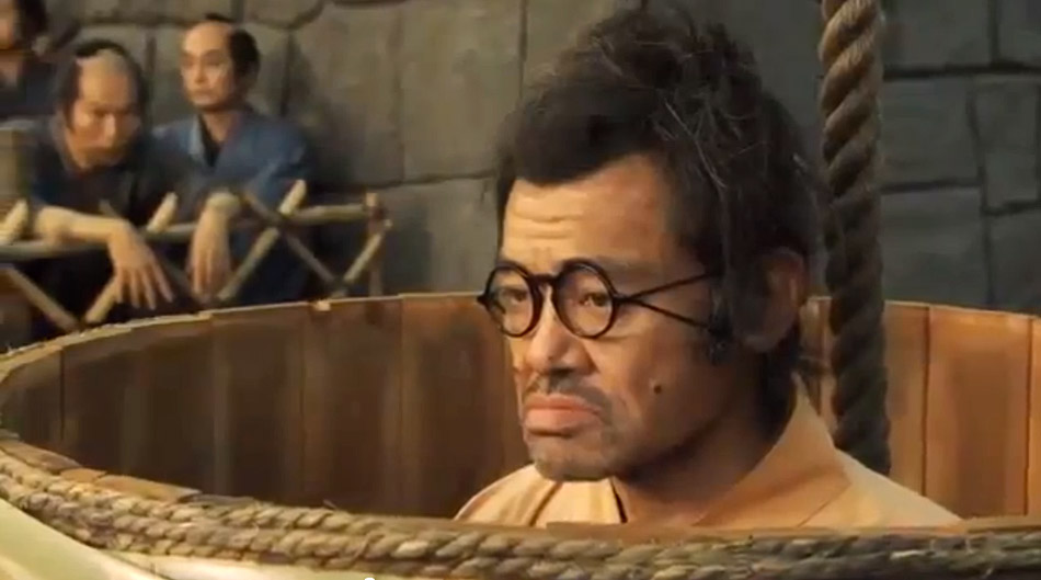 Кадр из фильма  Хитоси Мацумото «Безоружный самурай» (Saya-zamurai)
