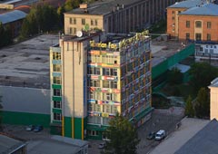 Бывшее здание «Сибирской ярмарки» в Новосибирске