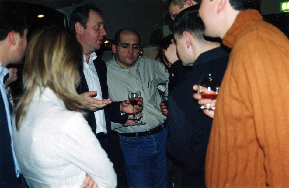 Февраль 2003 года, прощальная вечеринка Бориса Йордана