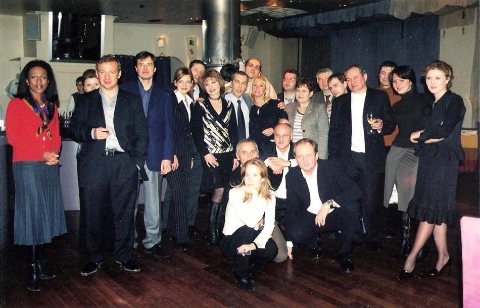 Февраль 2003 года, групповое фото, прощаемся с Йорданом