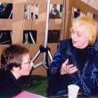 Елена Фанайлова и Елизавета Мнацаканова. Франкфурт, 2003 
