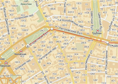 Согласованный маршрут протестного марша 12 июня