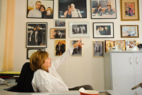 Надежда Соловьева в своем кабинете