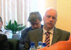 Александр Бастрыкин на встрече с главредами ряда СМИ 14 июня 2012 года.