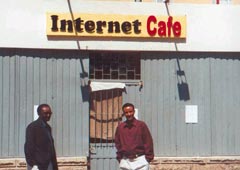 Интернет-кафе в столице Эфиопии Аддис-Абебе