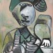 Пабло Пикассо. Сидящий. 1972