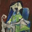 Пабло Пикассо. Женщина с собакой. 1962