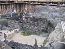 Раскопки в Кремле на территории древнего Подола